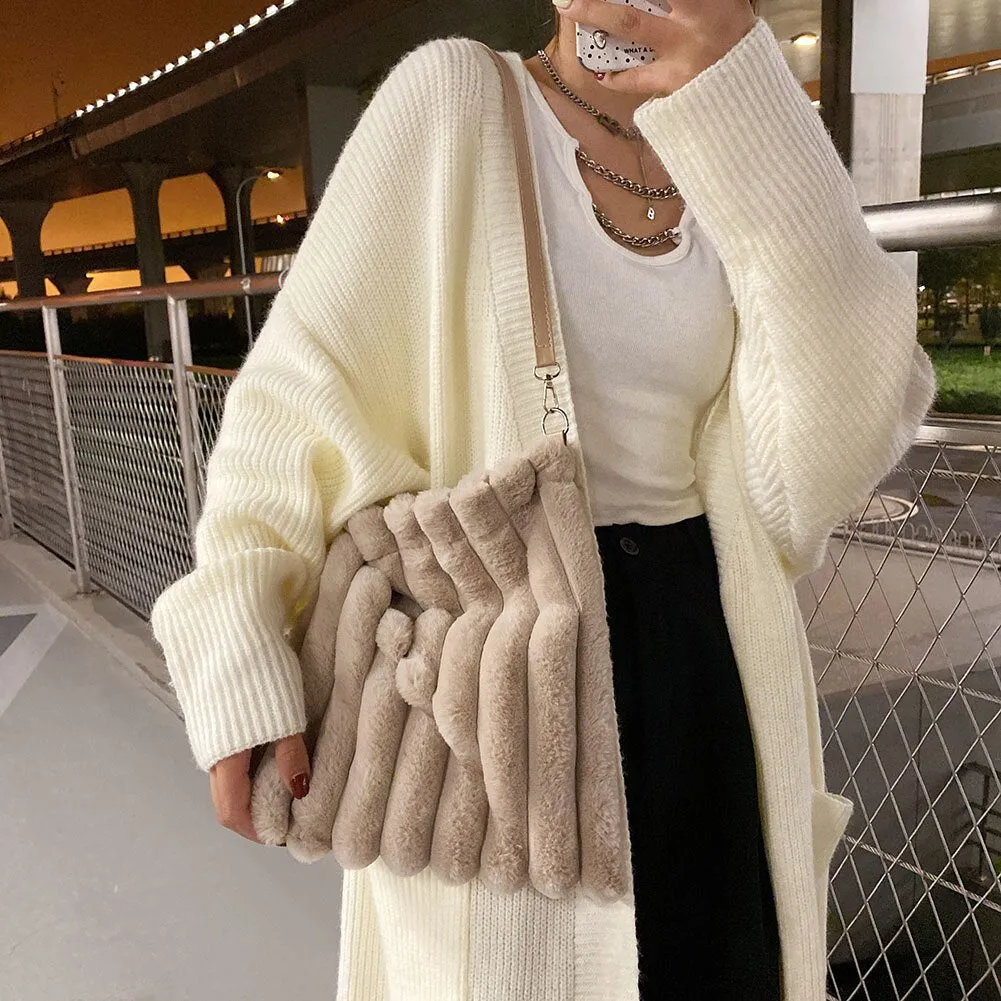 Winter Plush Underarm Bags | Women's Fashion Bags | Women's