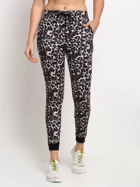 Women Black Printed Jogger