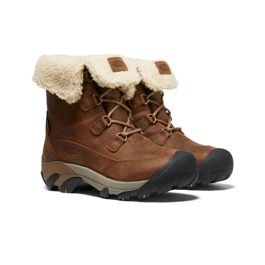 Women's Betty Waterproof Short Boot  |  Brown/Shitake