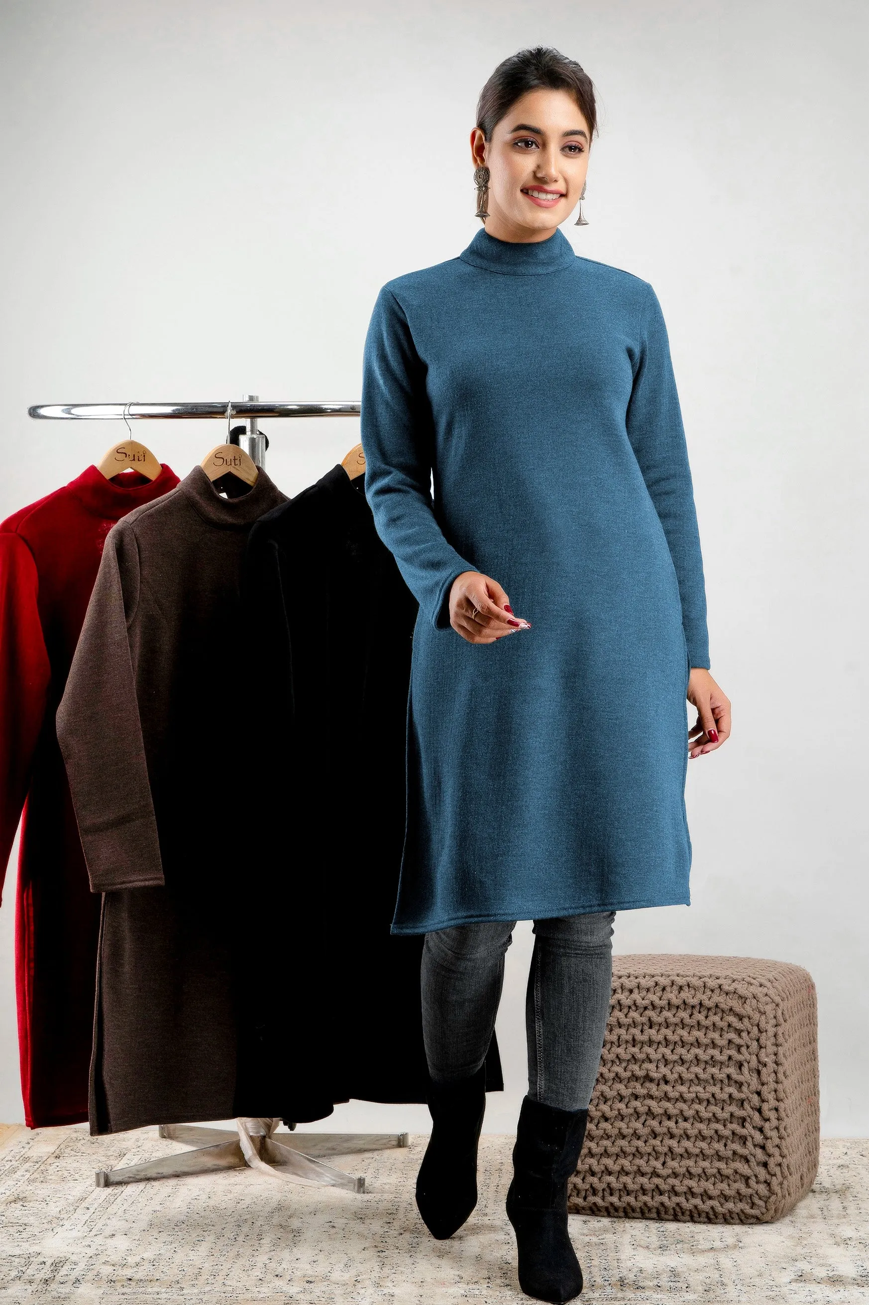 WOOLLEN LONG TUNIC