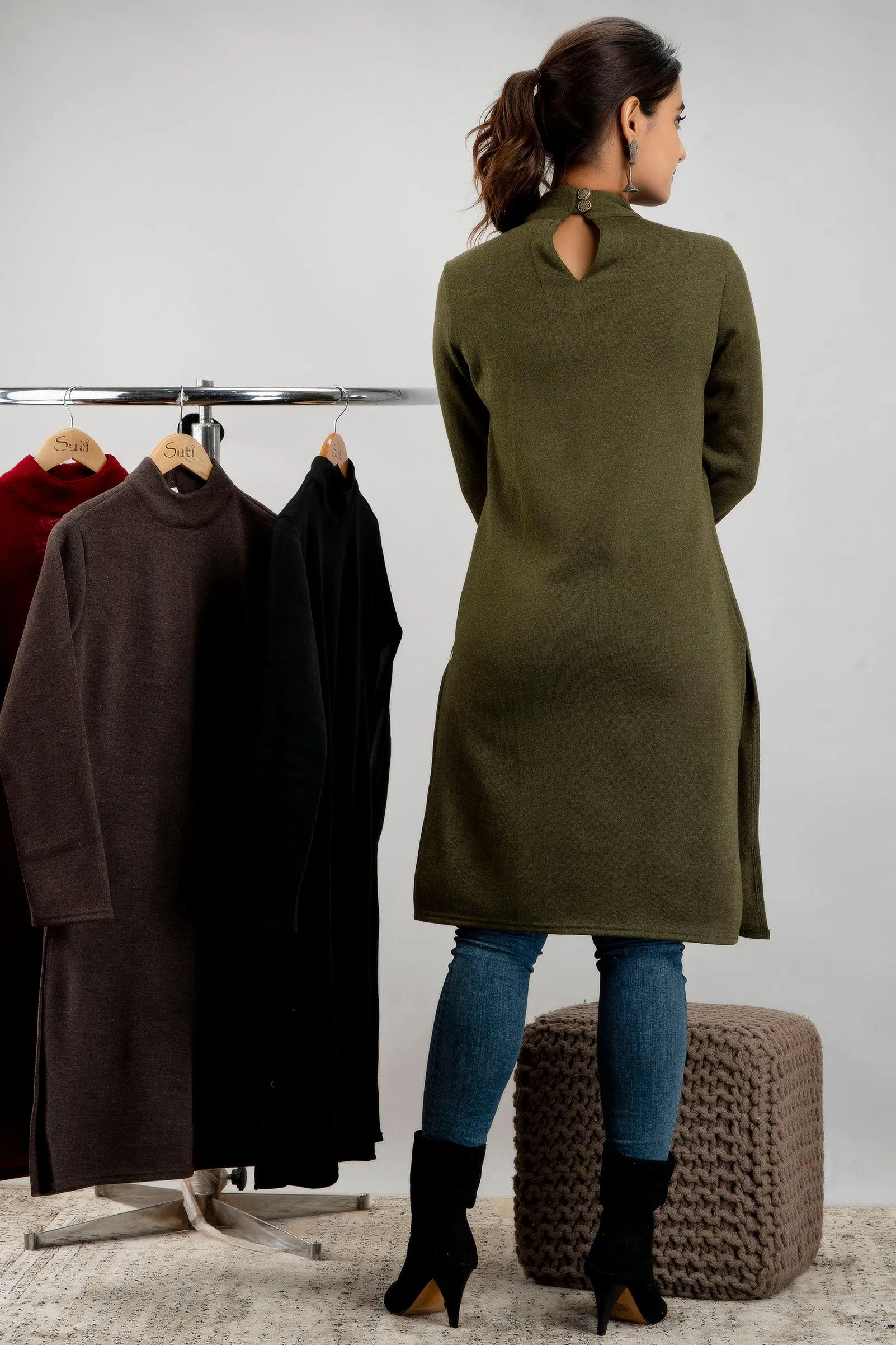 WOOLLEN LONG TUNIC