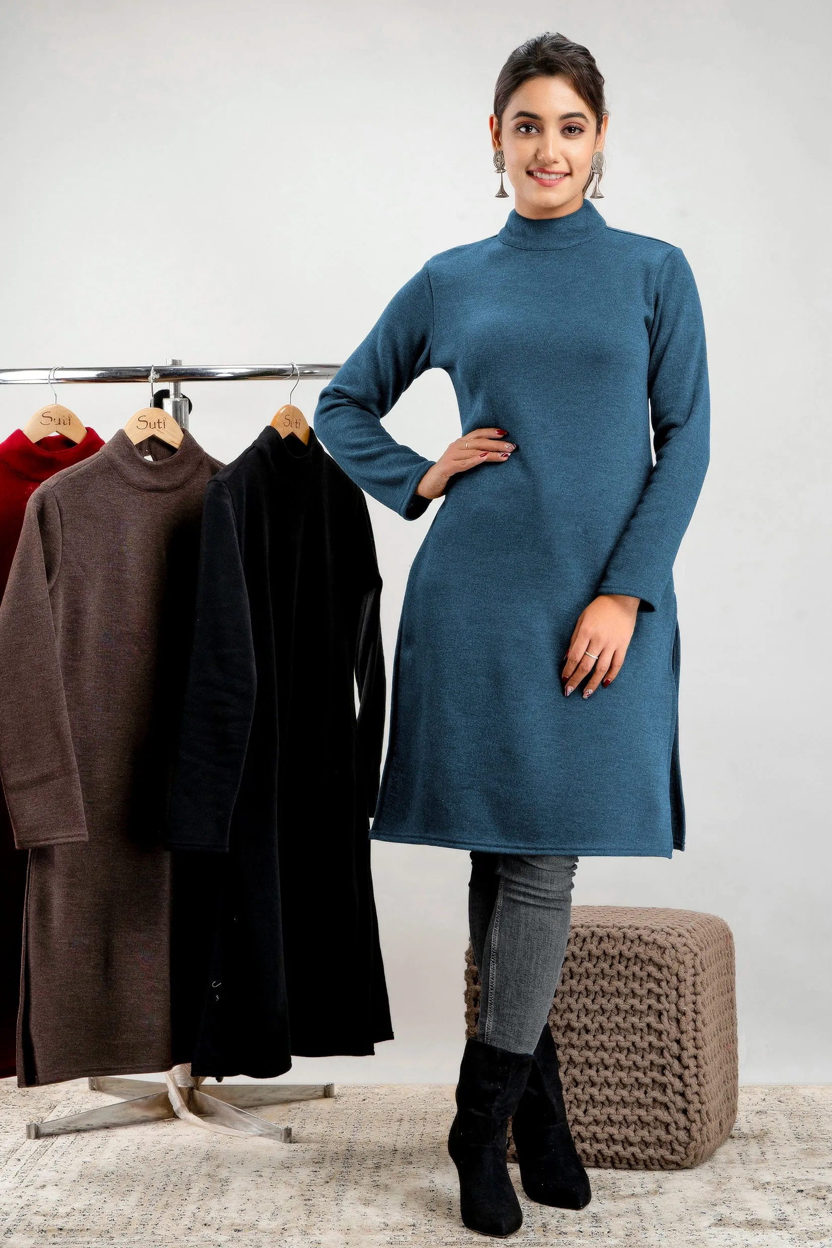 WOOLLEN LONG TUNIC