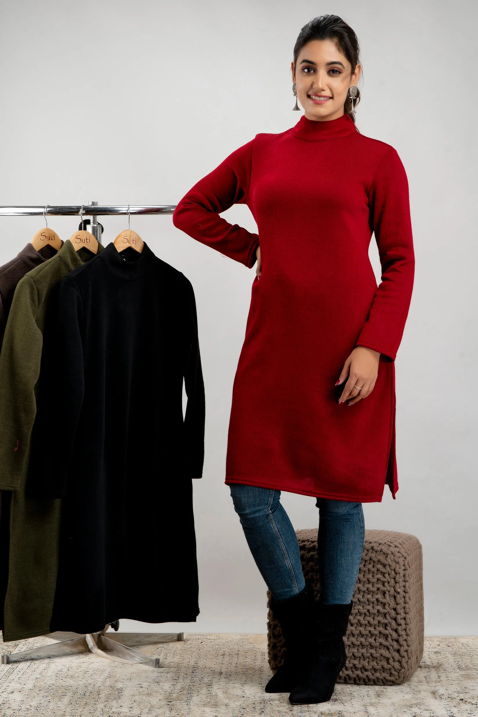 WOOLLEN LONG TUNIC