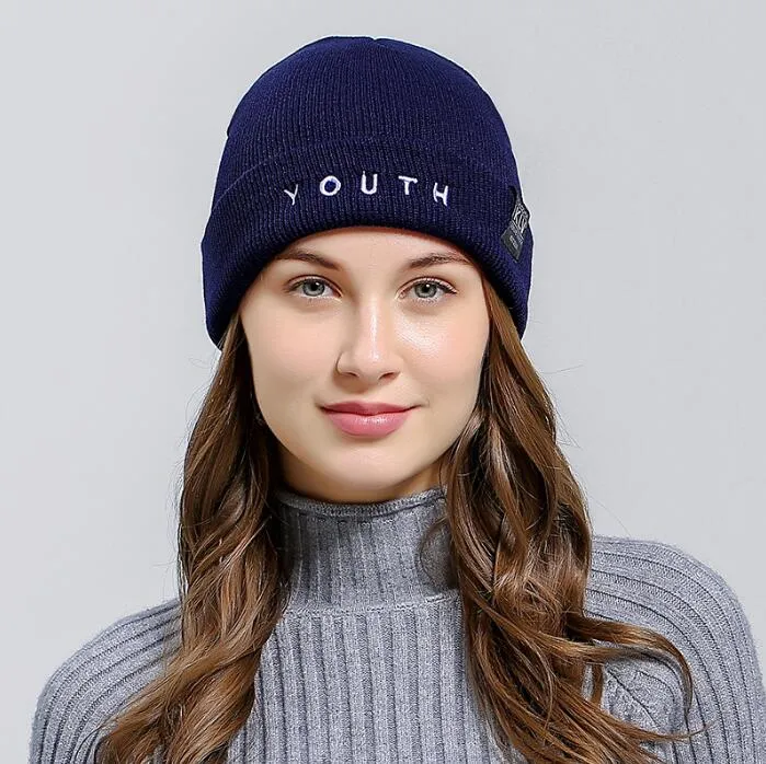 YOUTH Winter Fashion Warm Beanie for Women